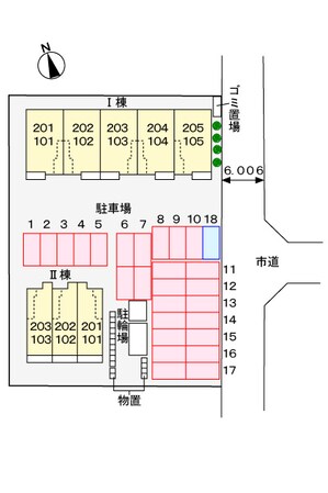 アンジュフランⅠの物件外観写真